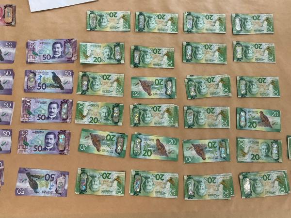 Cash was located during the search warrant