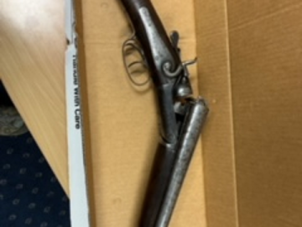 Seized firearms