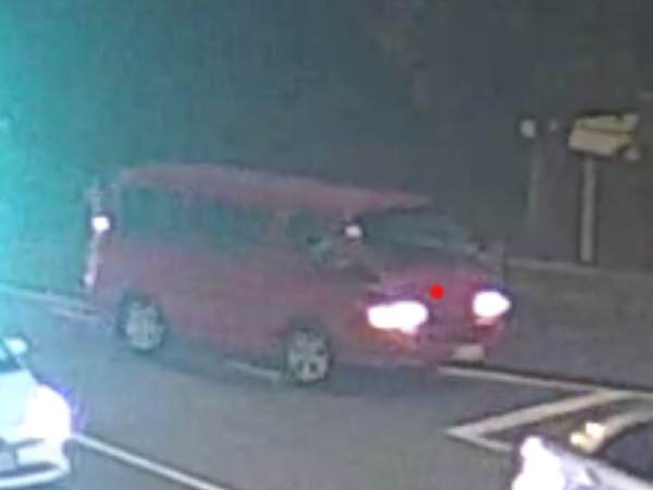 A picture of the van believed to be involved in the incident.