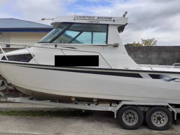 A boat was recovered during Operation Balance