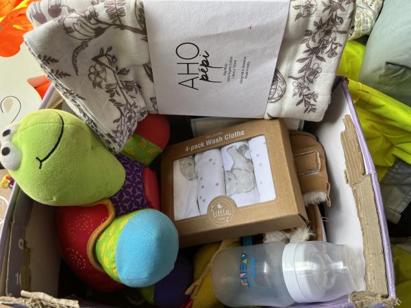 Baby items recovered 