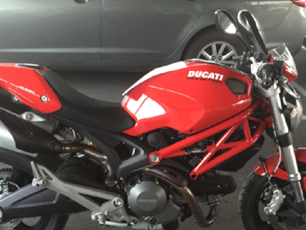 Recovered motorbike