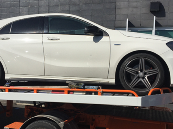 Recovered vehicle