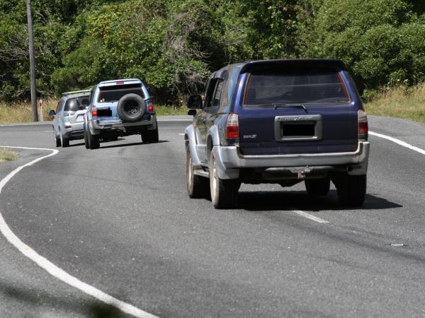 A car which crossed the centre line