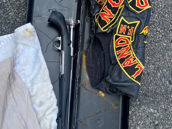 Seized firearm