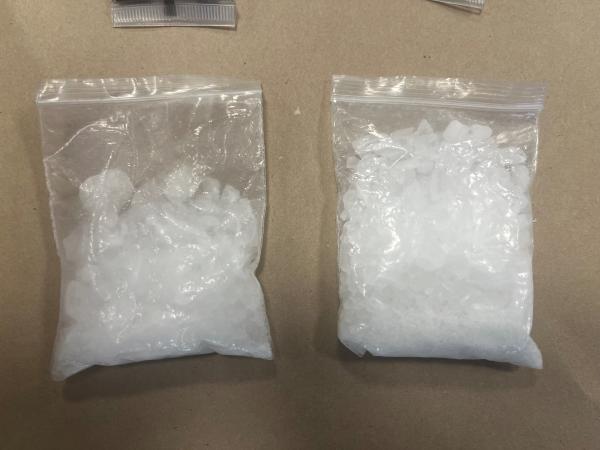 Three ounces of methamphetamine seized