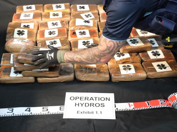 Cocaine recovered from the Pacific Ocean. Photo / NZ Police