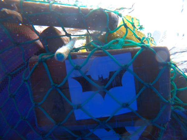 Cocaine located in the Pacific Ocean. Photo / NZDF