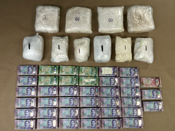 Operation Settler recovered around $400,000 in cash and 14kg of methamphetamine 