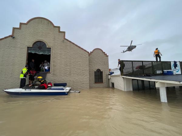 Rescue in Pakowhai Road, Napier