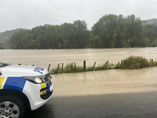 River across Waingake Road, Manutuke