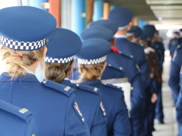 Police wing number 364 to graduate.