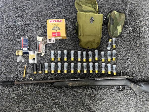 The 10 warrants led Police to the discovery of sixteen firearms, including several prohibited weapons, and ammunition.