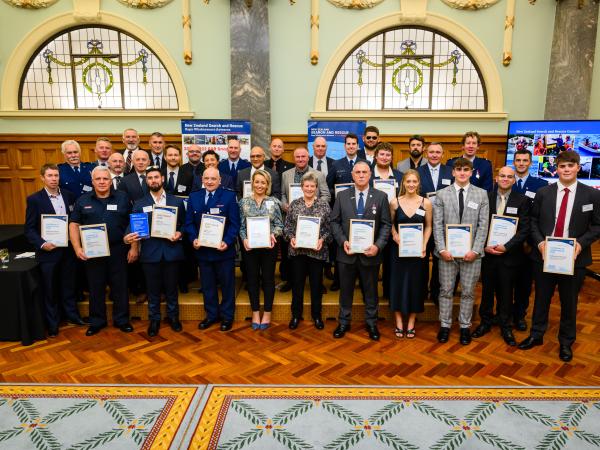 6. Hon Kiri Allan and winners of 2022 NZSAR Awards