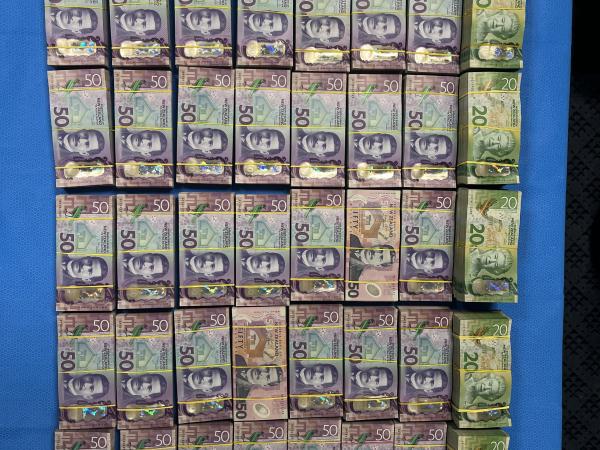 Cash seized, Op Elusive