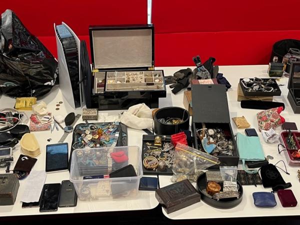 Some of the recovered property.