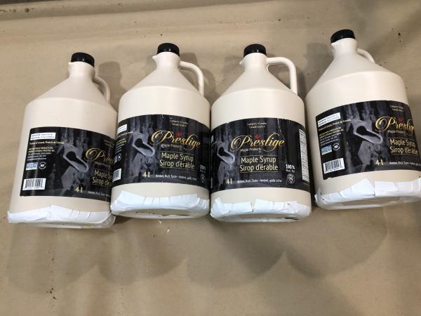 Methamphetamine was concealed in bottles of maple syrup