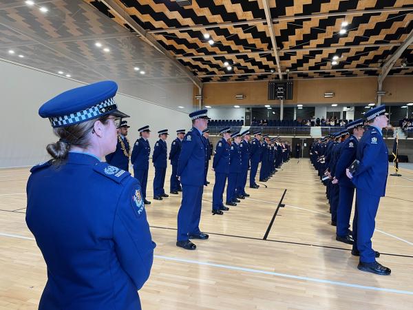Wing 367 at their graduation ceremony today. 