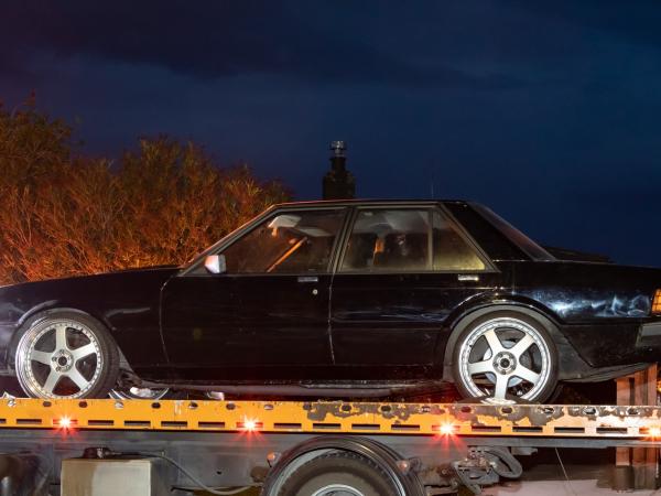 Black car