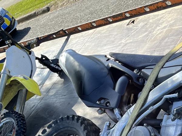 Seized dirt bikes