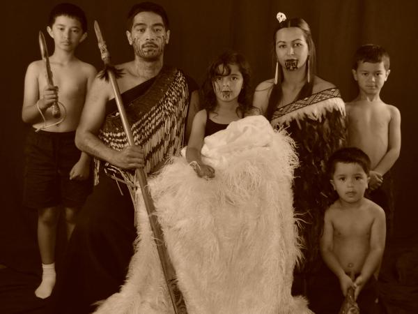 Hori Gage and whānau