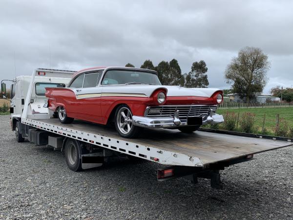 Red car