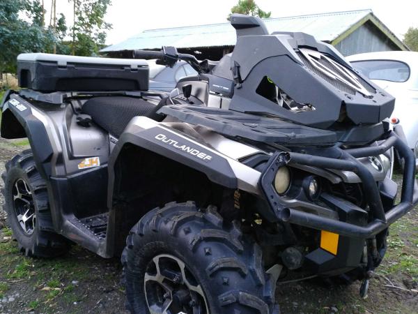 Stolen quad bike side view