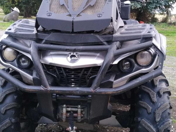 Stolen quad bike front view