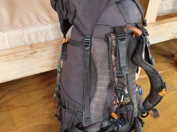 Pack belonging to tramper