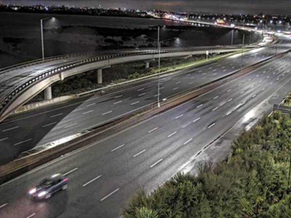 The vehicle entered the Northwestern motorway (SH 16) at around 4.15am