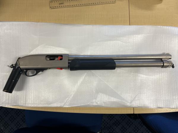 Firearm seized