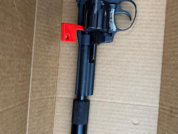 A firearm was also located.