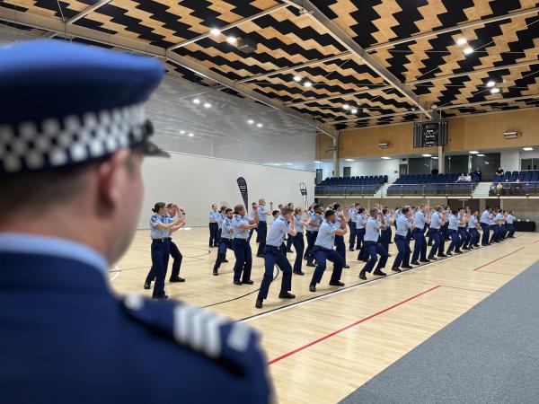 Wing 370 graduate from Royal NZ Police College