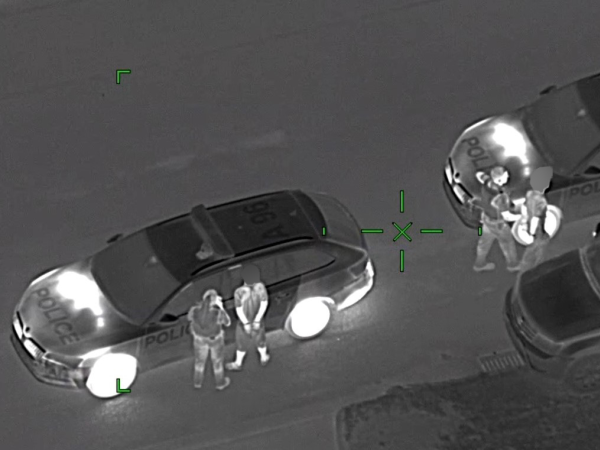 The Air Support Unit assisted other Police staff on the ground in response