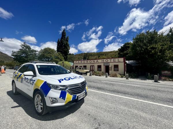 Road Police in Cardrona Valley