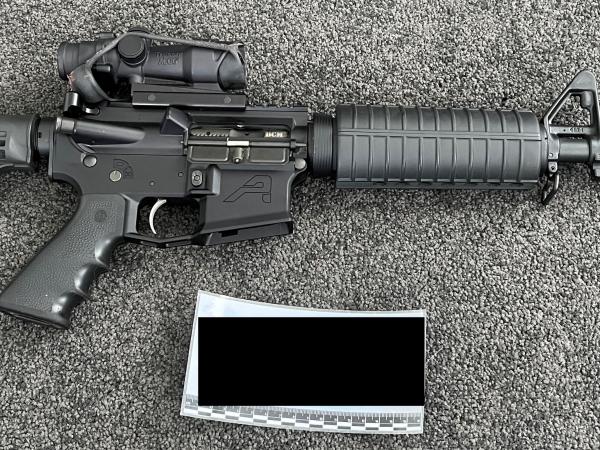 Firearm seized
