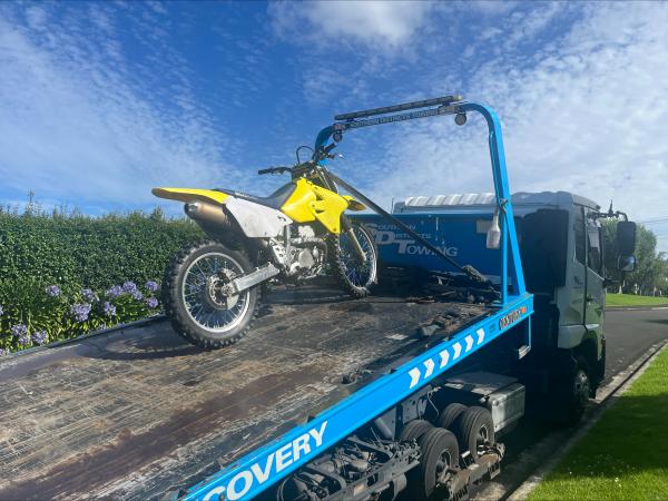 Police impounded a dirt bike in Beachlands this week