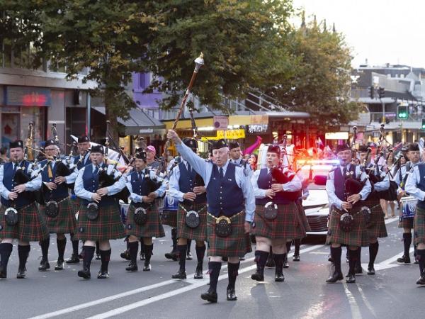Eddie Eeles at the 2024 Auckland Rainbow Pride Parade
