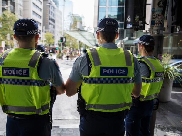 Beat Team members on patrol in Auckland central