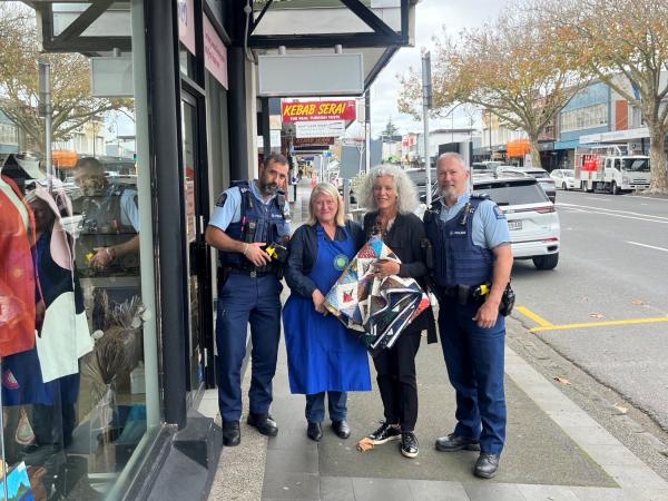 Police were delighted to be able to reunite Mercy Hospice with this special item