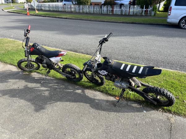 Two bikes seized