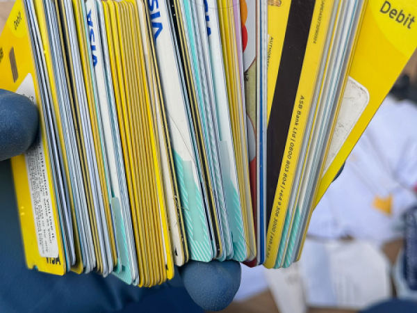 Police have recovered a number of stolen cards.