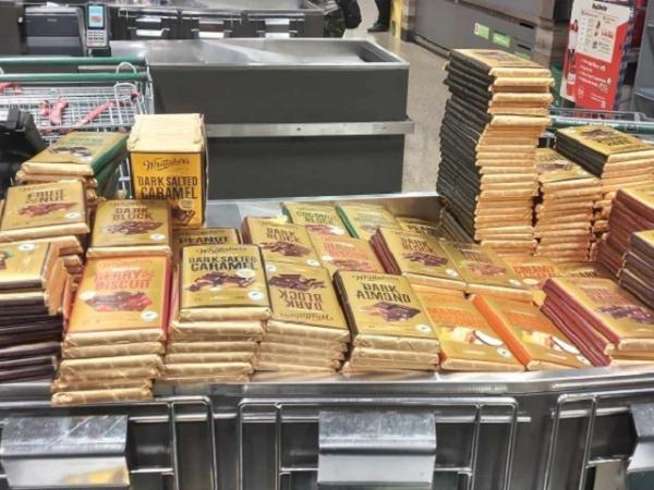 More than 240 Whitakers chocolate blocks were stolen in South Auckland.