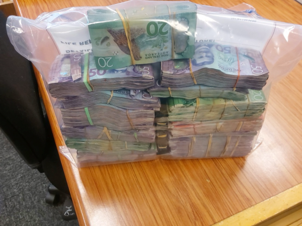 Cash seized