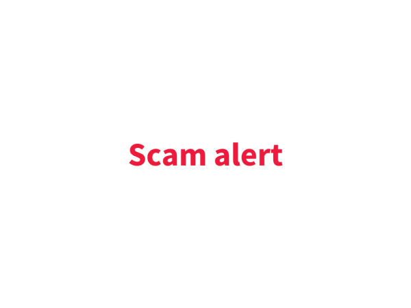 Scam alert
