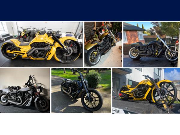 Operation Avon - Bikes seized by Police