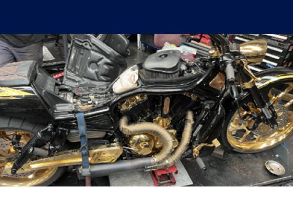 Operation Scuba - bike seized by Police