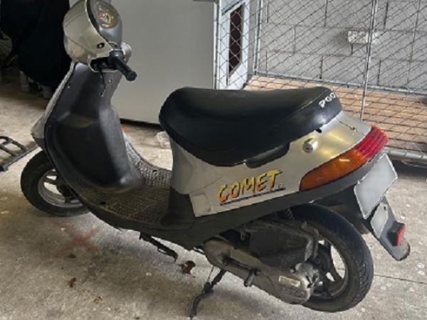Police have helped reunite a rider with his scooter 10 years after it was stolen.