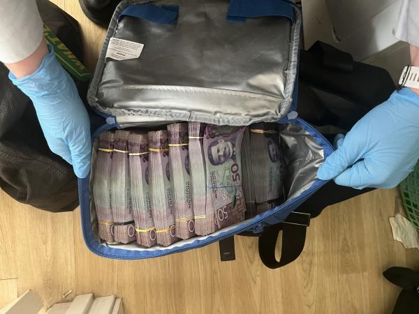 Cash recovered under Operation Banner