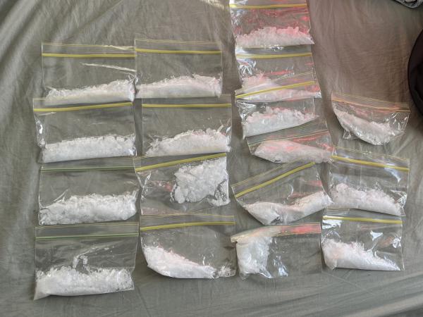 Methamphetamine recovered